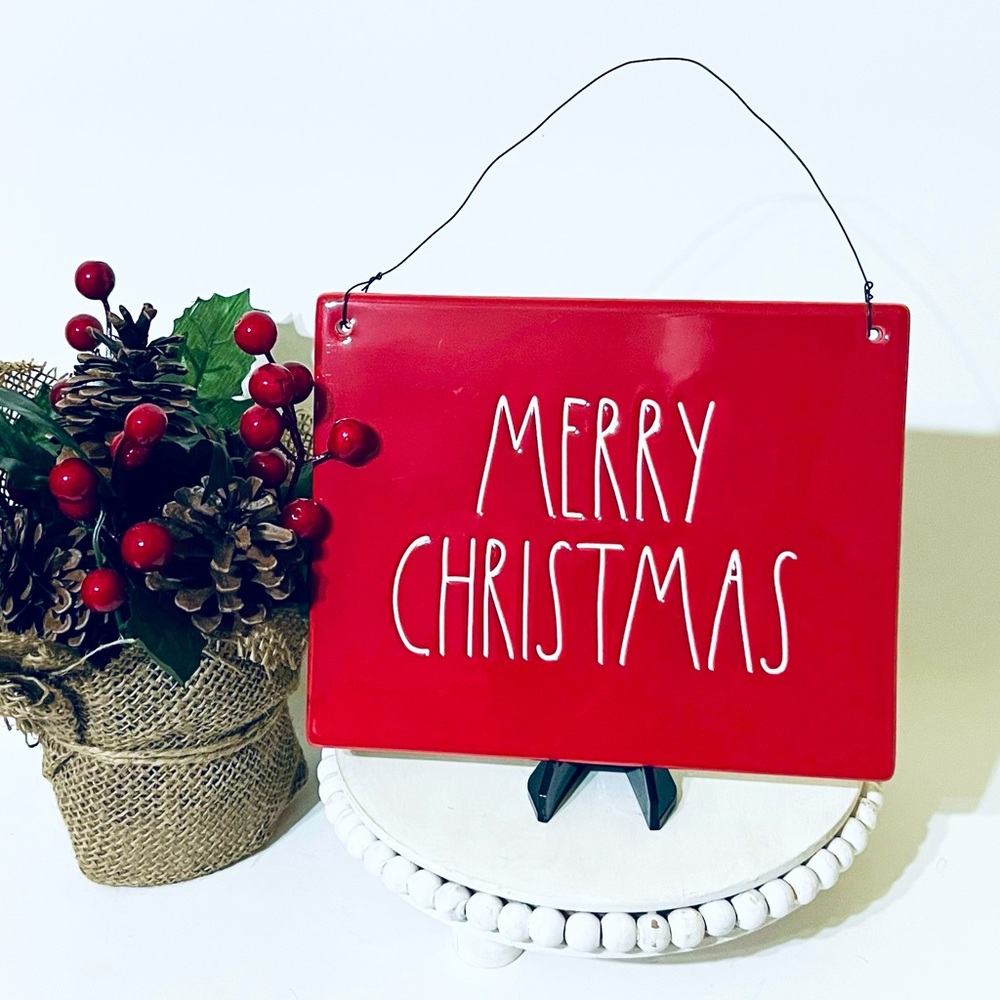 Rae Dunn Merry Christmas Wall plaque